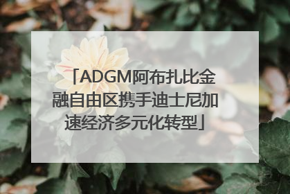 ADGM阿布扎比金融自由区携手迪士尼加速经济多元化转型
