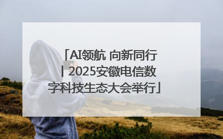 AI领航 向新同行丨2025安徽电信数字科技生态大会举行